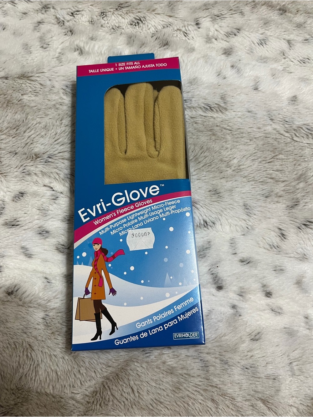Women’s Fleece Gloves in Mustard Yellow